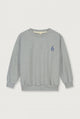Birthday Sweater | Grey Melange - Blue Moon