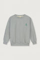 Birthday Sweater | Grey Melange - Bright Green