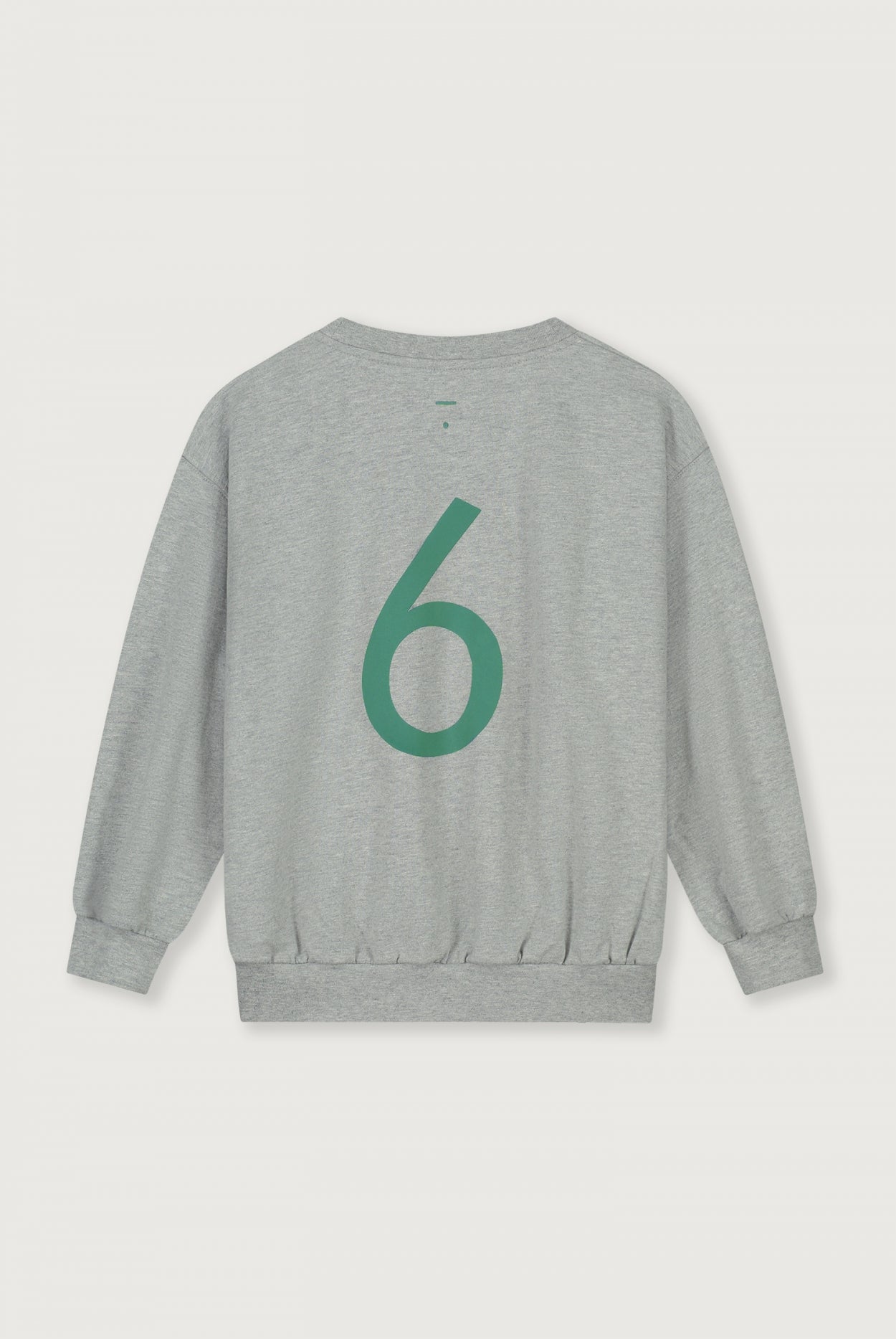 Birthday Sweater | Gray Melange - Bright Green