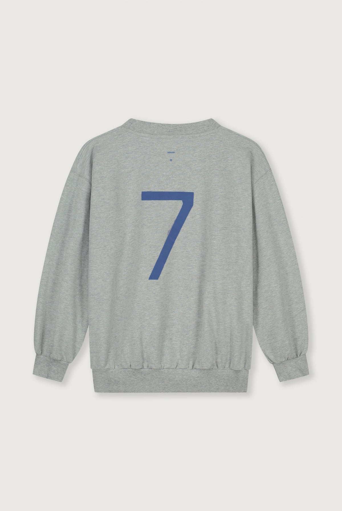 Birthday Sweater | Grey Melange - Blue Moon