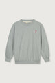 Birthday Sweater | Grey Melange - Cherry