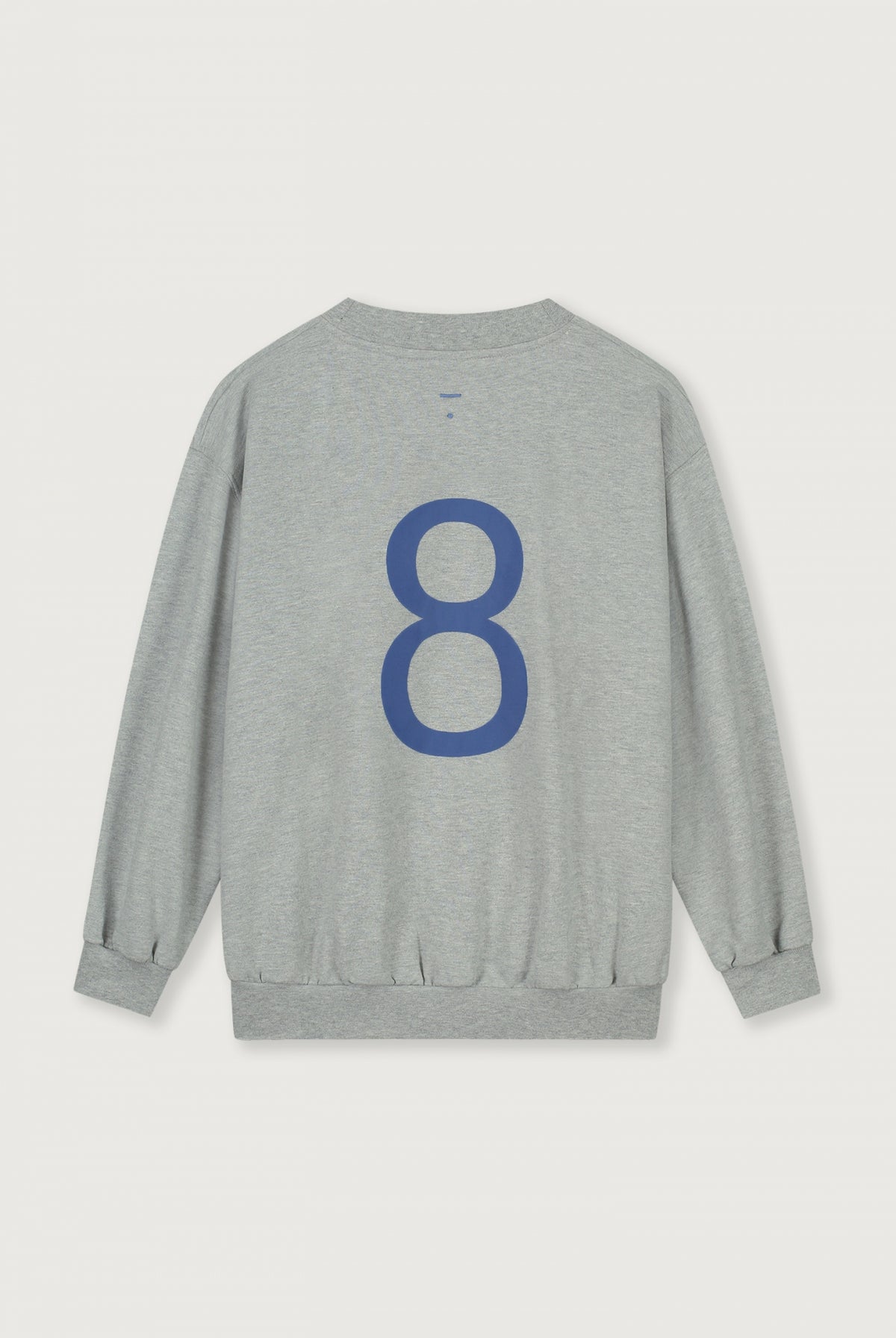 Birthday Sweater | Grey Melange - Blue Moon