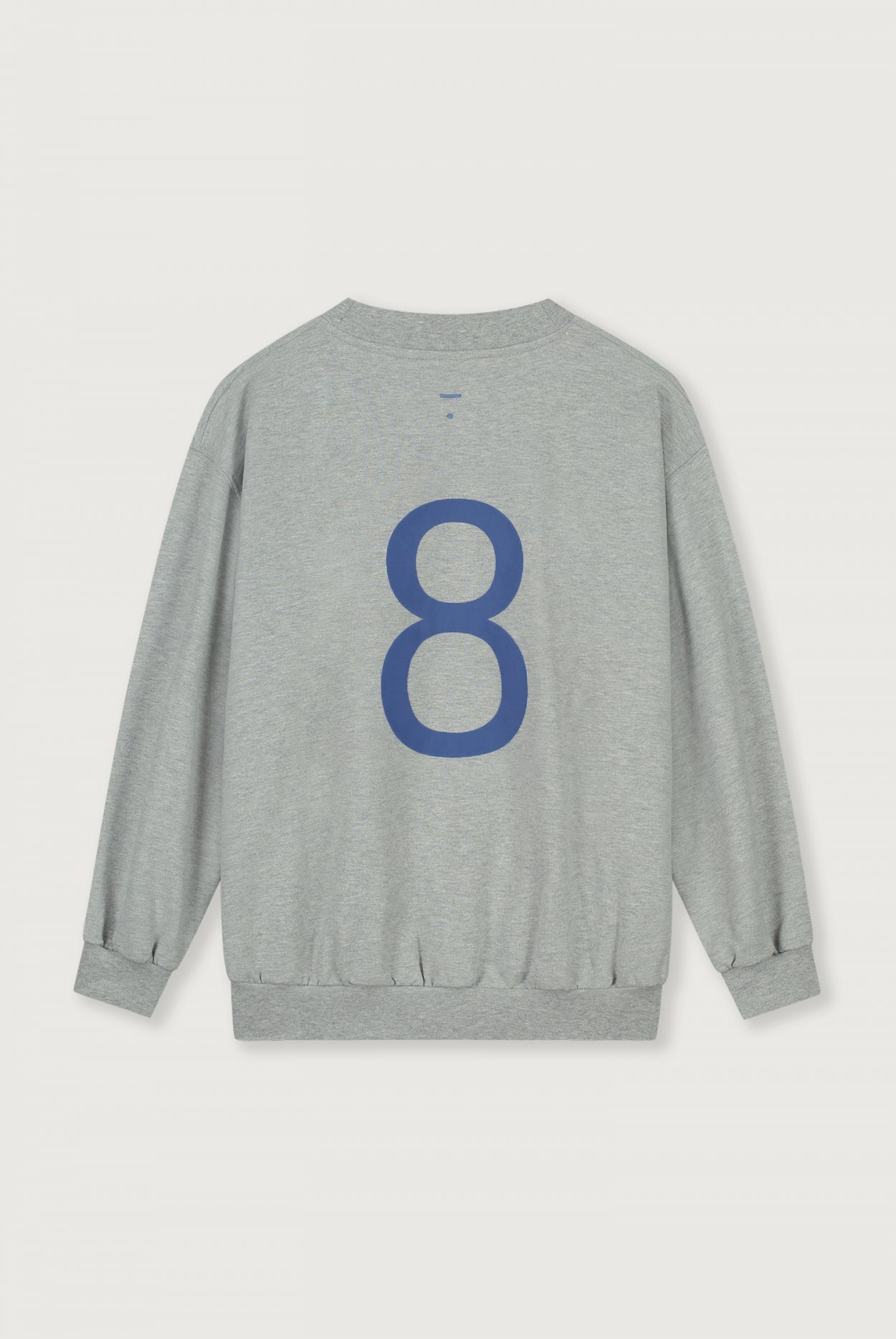 Birthday Sweater | Grey Melange - Blue Moon