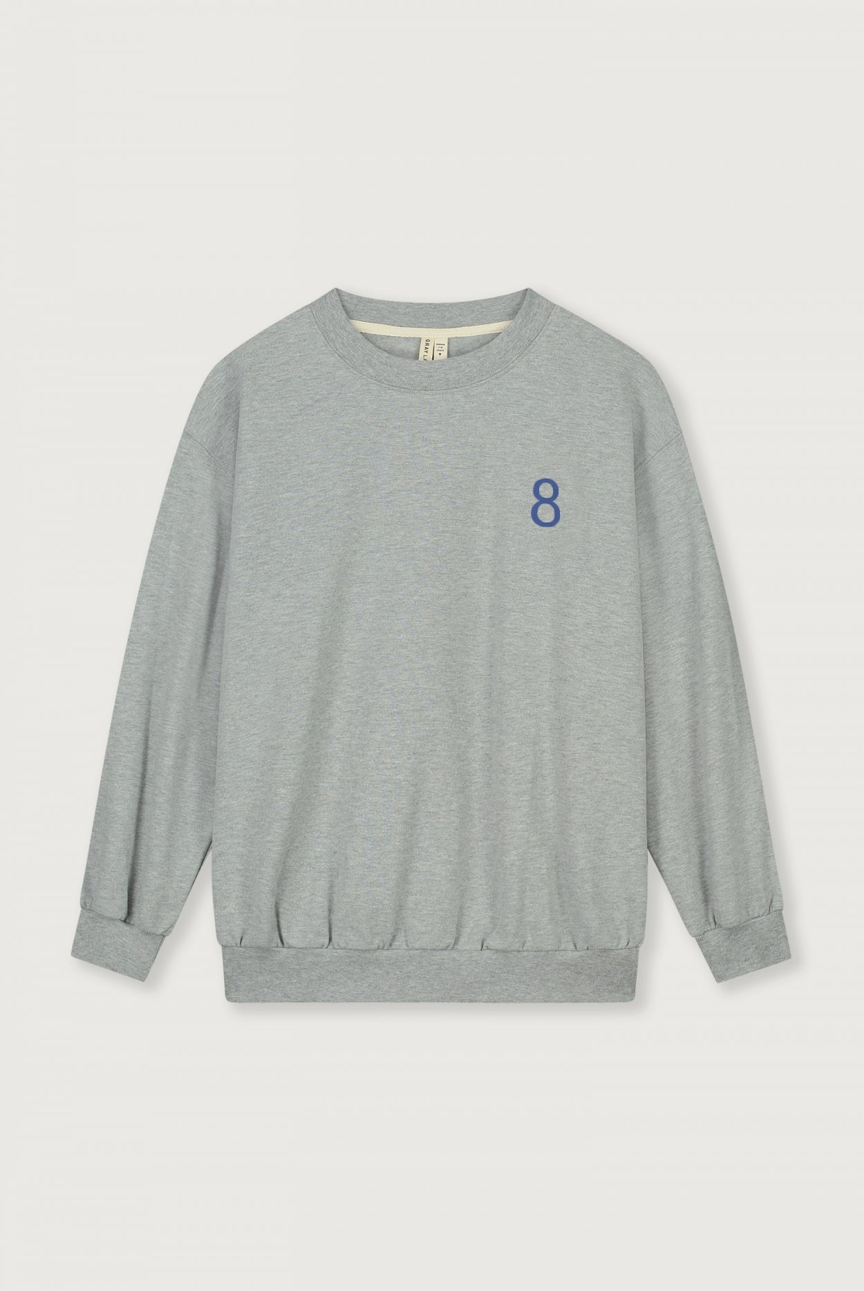 Birthday Sweater | Grey Melange - Blue Moon