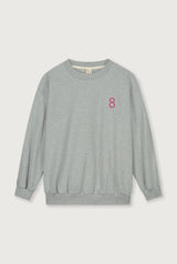 Birthday Sweater | Gray Melange - Cherry