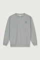 Birthday Sweater | Grey Melange - Bright Green