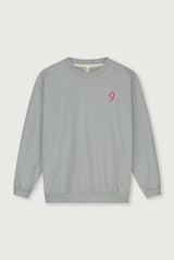 Birthday Sweater | Gray Melange - Cherry