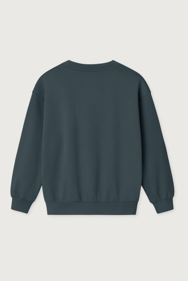 Dropped Shoulder Sweater | Blue Gray