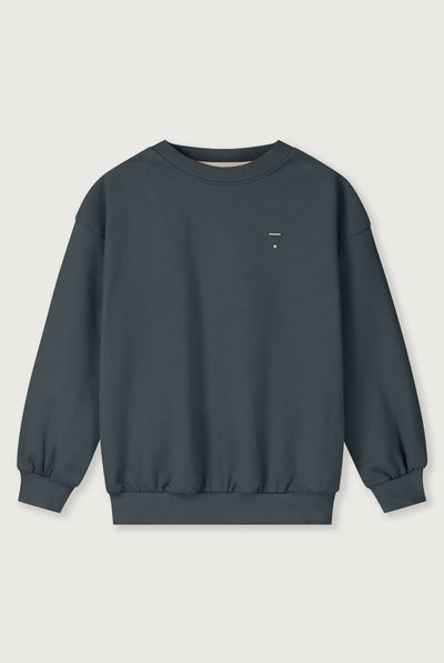 Dropped Shoulder Sweater | Blue Gray