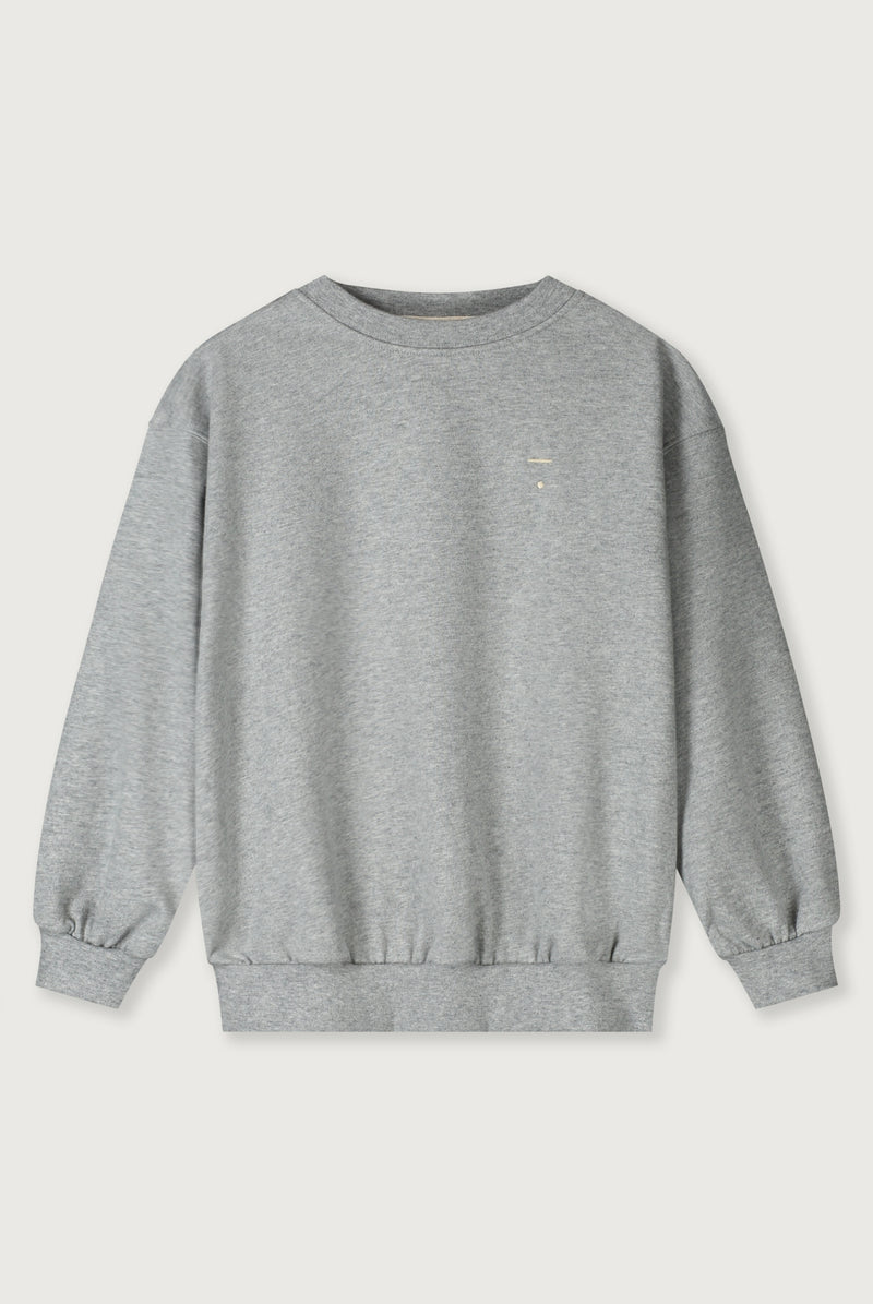 Dropped Shoulder Sweater | Grey Melange