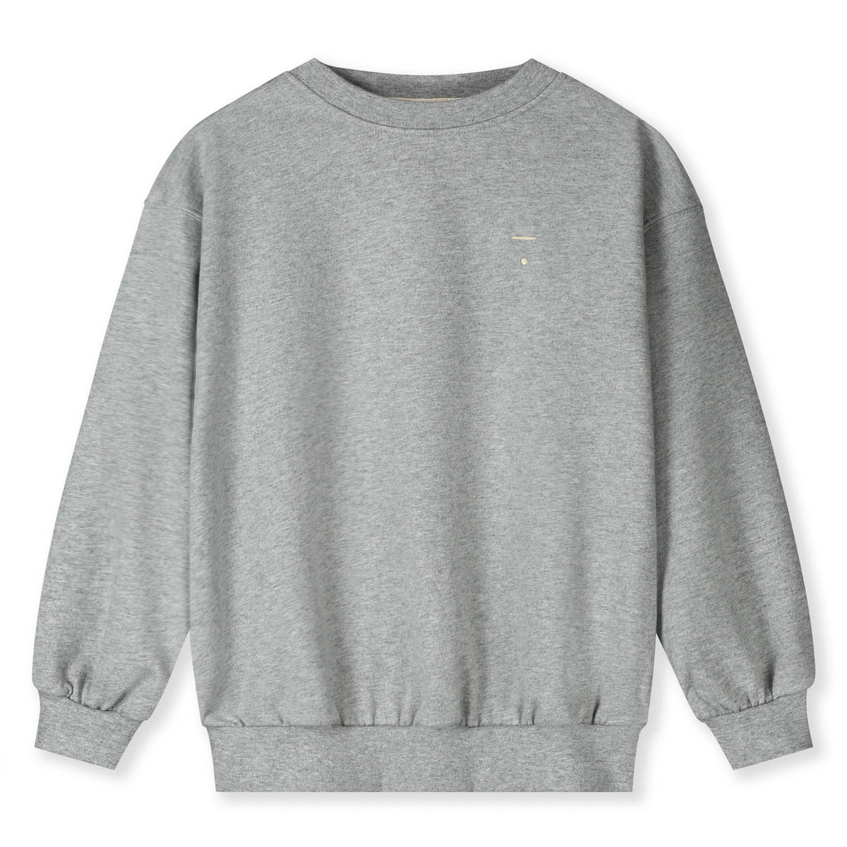 Dropped Shoulder Sweater | Grey Melange
