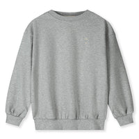 Dropped Shoulder Sweater | Grey Melange
