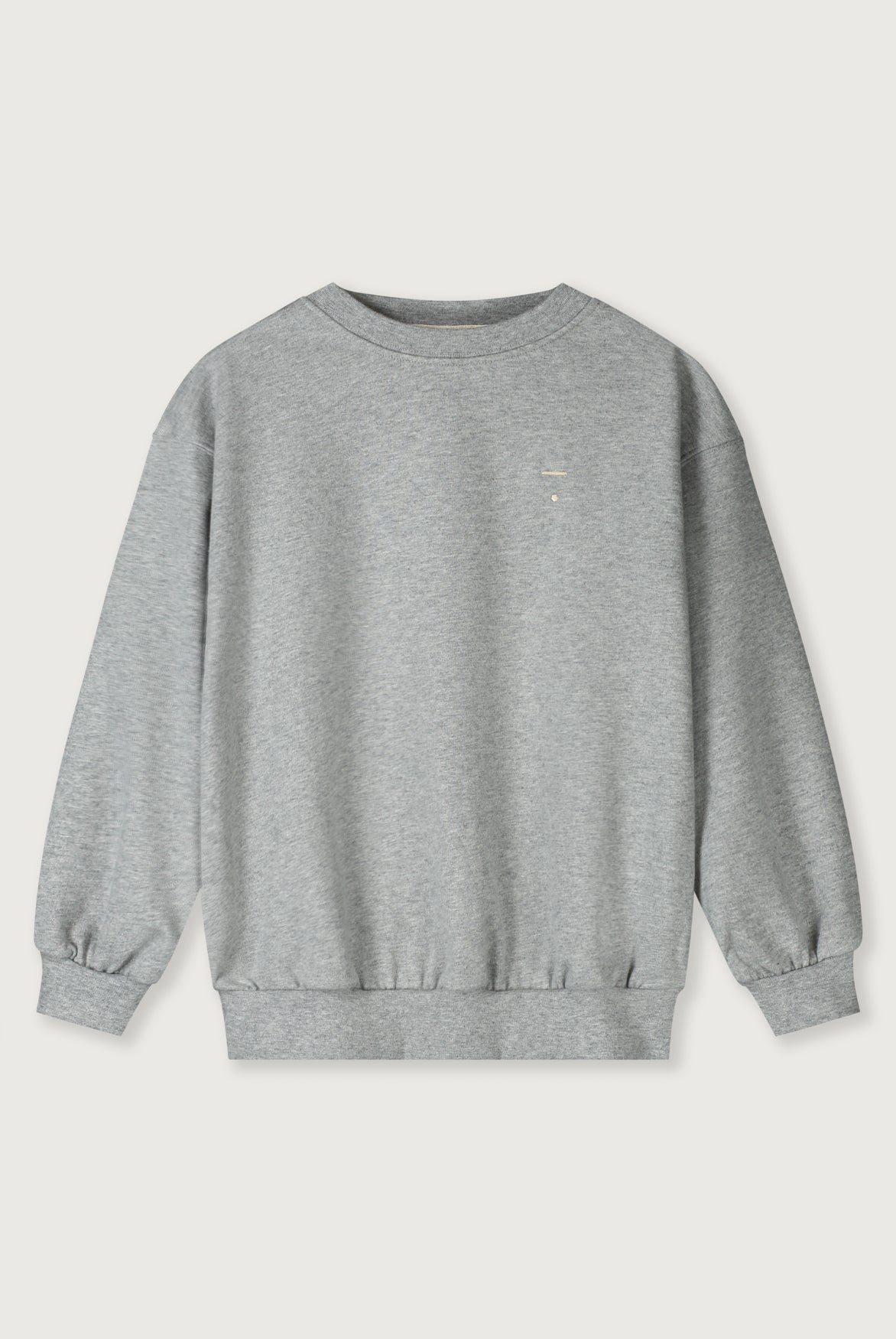 Dropped Shoulder Sweater | Gray Melange