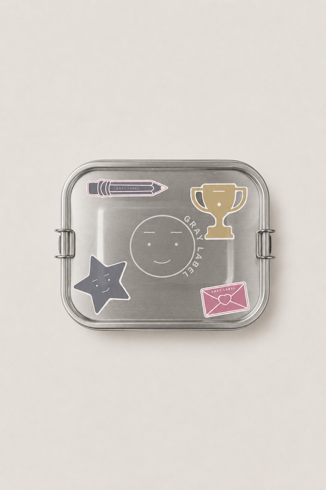Gray Label Lunchbox | Color Not Applicable