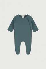 Newborn Suit with Snaps | Blue Gray