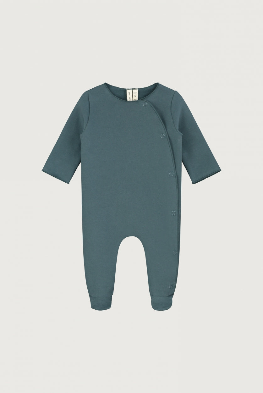 Newborn Suit with Snaps | Blue Gray