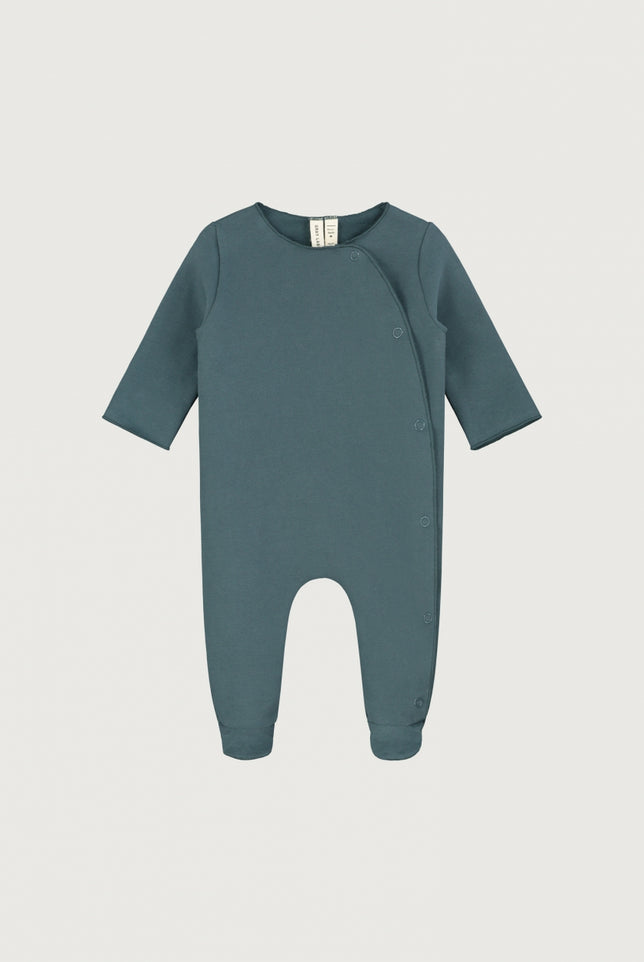 Newborn Suit with Snaps | Blue Gray