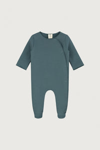 Newborn Suit with Snaps | Blue Grey, lt