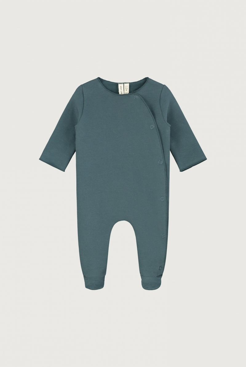 Newborn Suit with Snaps | Blue Grey, lt