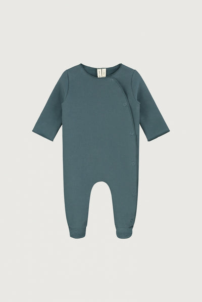 Newborn Suit with Snaps | Blue Gray, lt