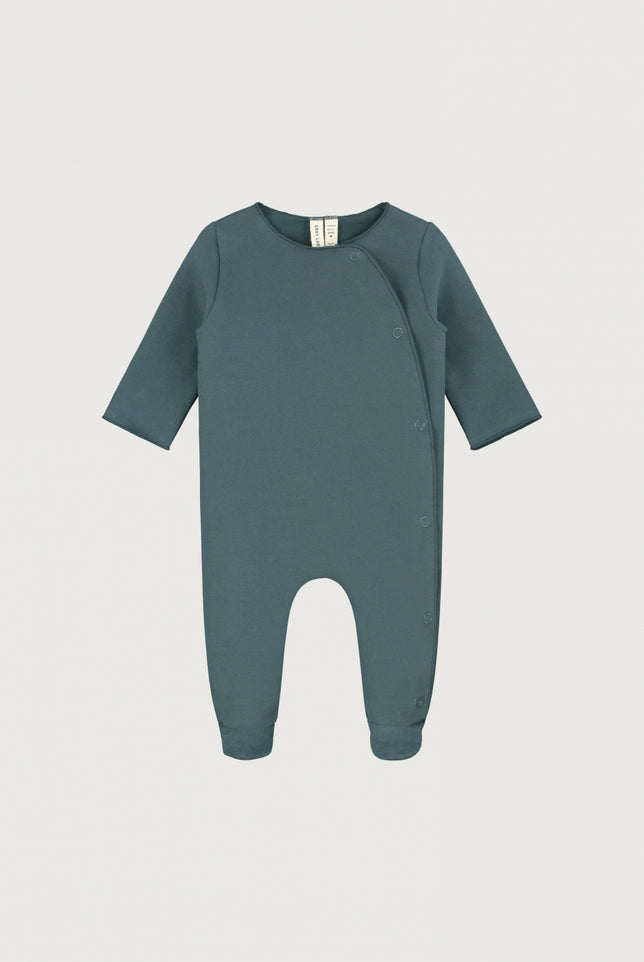 Newborn Suit with Snaps | Blue Gray, lt