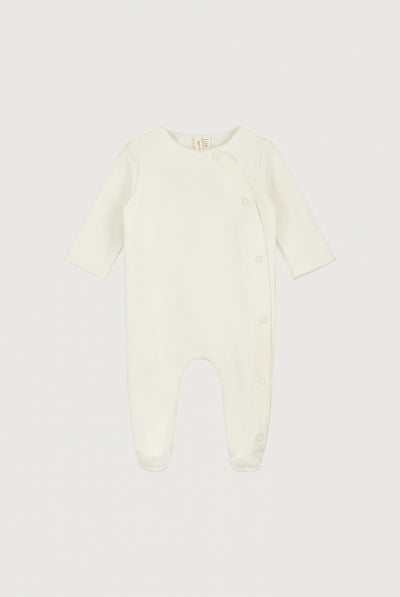 Newborn Suit with Snaps | Cream