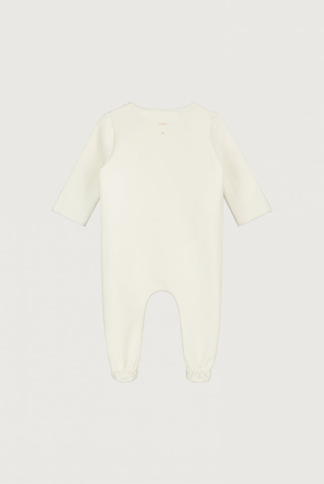 Newborn Suit with Snaps | Cream