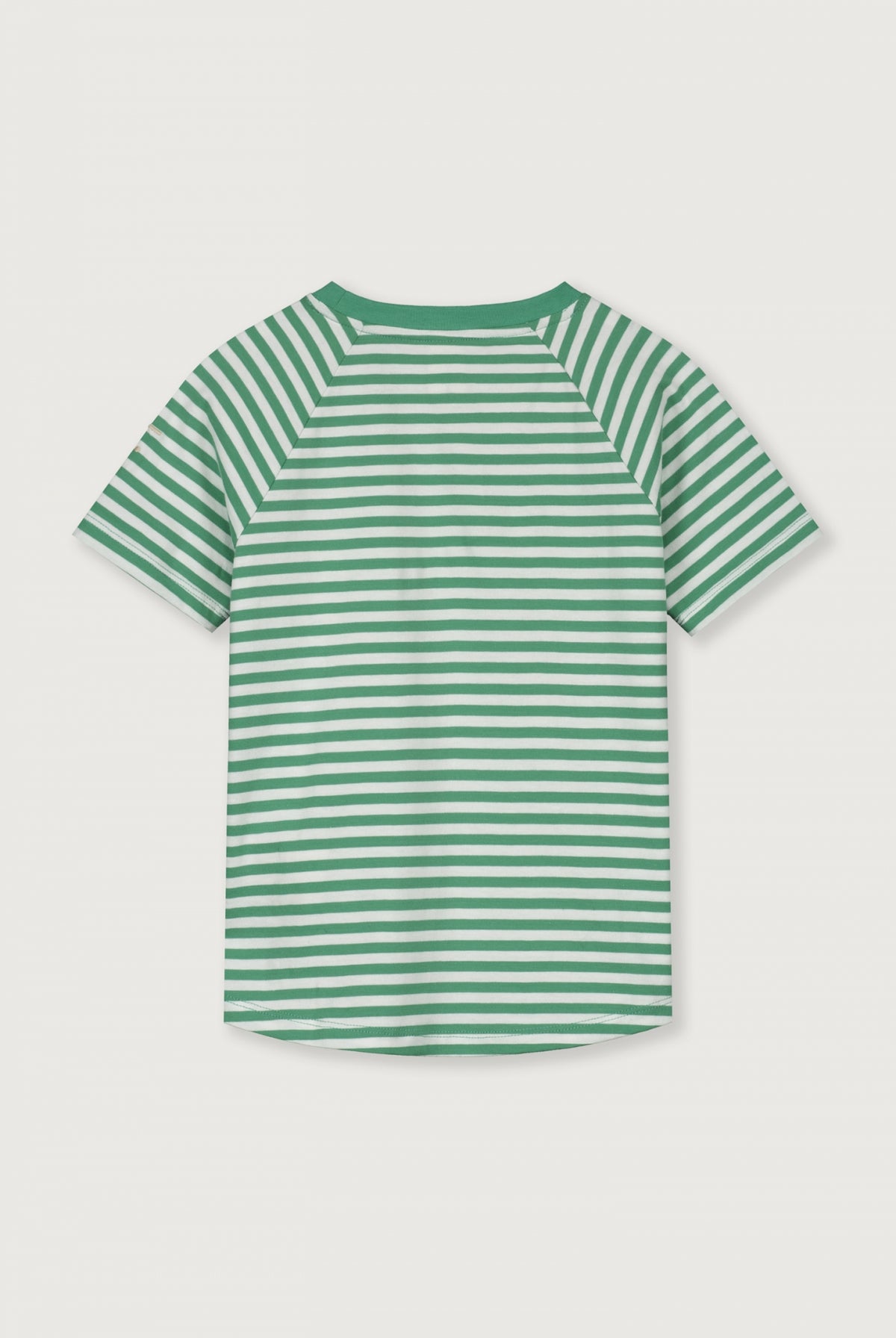 Crewneck T-Shirt | Bright Green - Off White