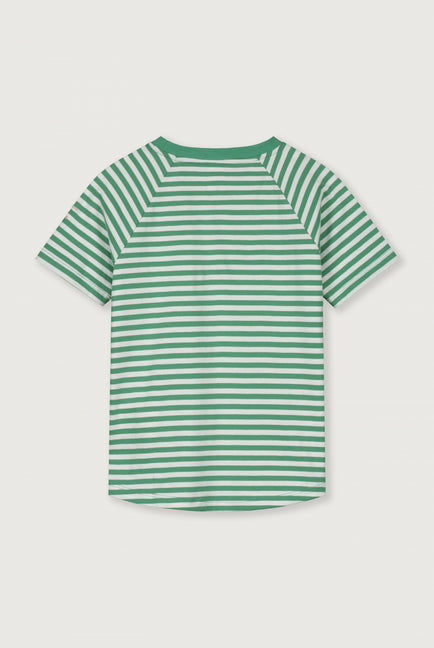 Crewneck T-Shirt | Bright Green - Off White