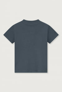 Baby S/S Henley Tee Blue Grey