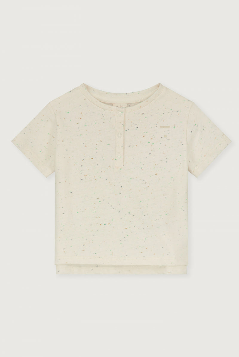 Baby S/S Henley Tee Sprinkles