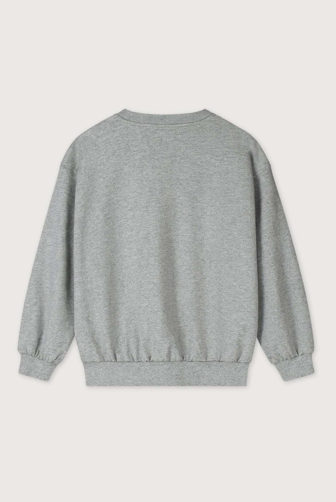 Dropped Shoulder Sweater | Grey Melange
