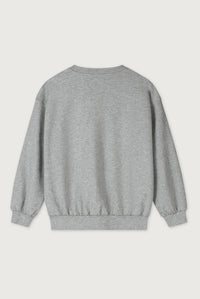 Dropped Shoulder Sweater | Grey Melange