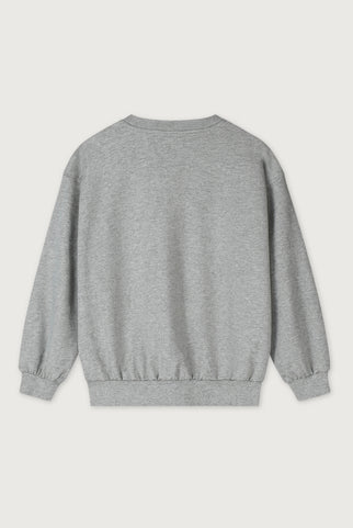 Dropped Shoulder Sweater | Gray Melange