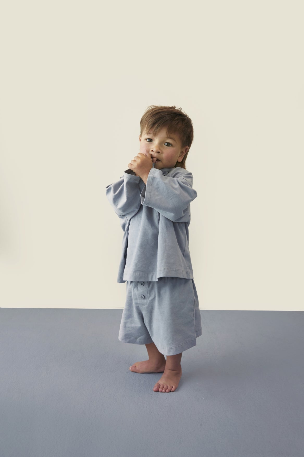 Dropped Shoulder T-shirt | Stone Gray