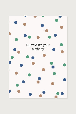 Card | Hurray! It's your birthday | Super Confetti