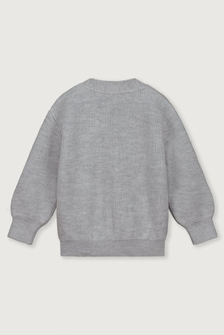 Strickjacke | Grey Melange