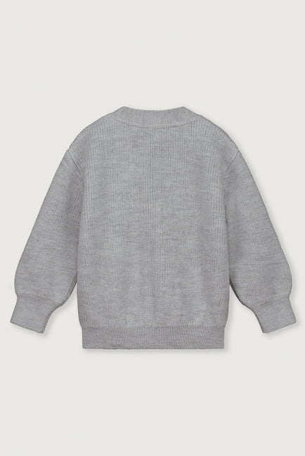 Knitted Cardigan RWS | Grey Melange