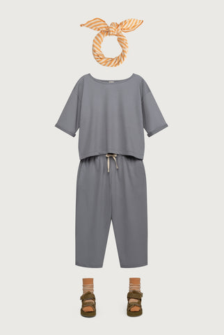 Relaxte broek | Stone Gray