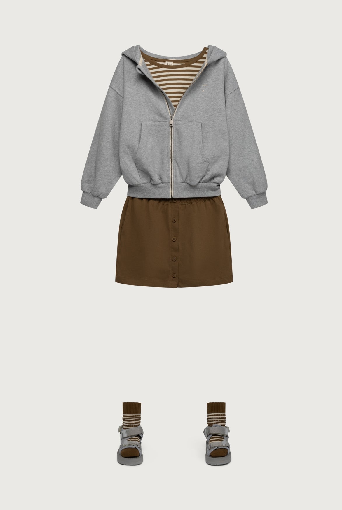 Skirt w/ Buttons | Woody