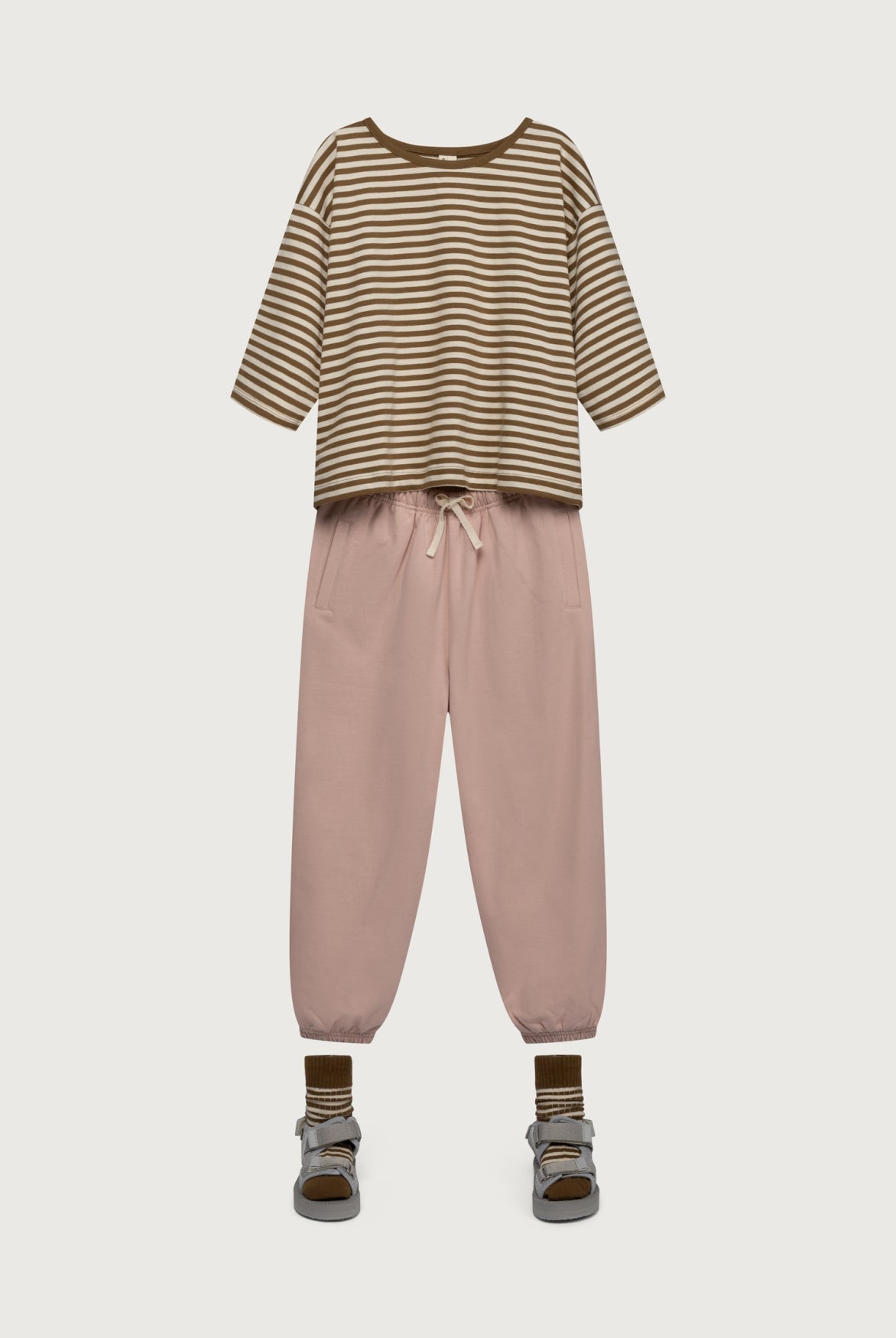 Dropped Shoulder T-shirt | Woody - Cream