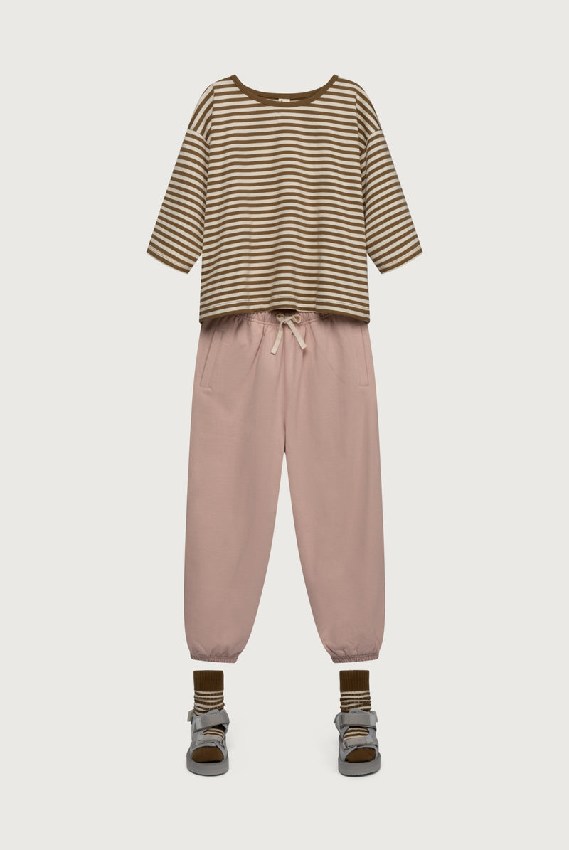 Dropped Shoulder T-shirt | Woody - Cream