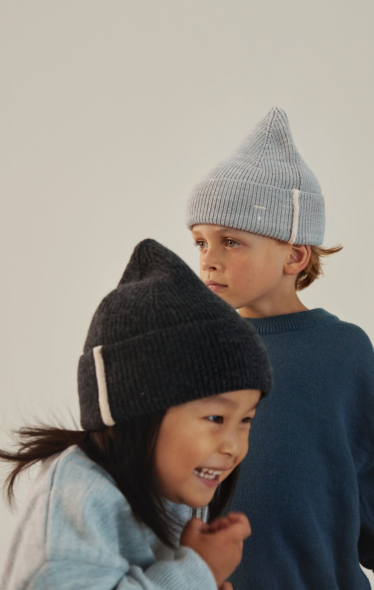 Knitted Beanie | Grey Melange