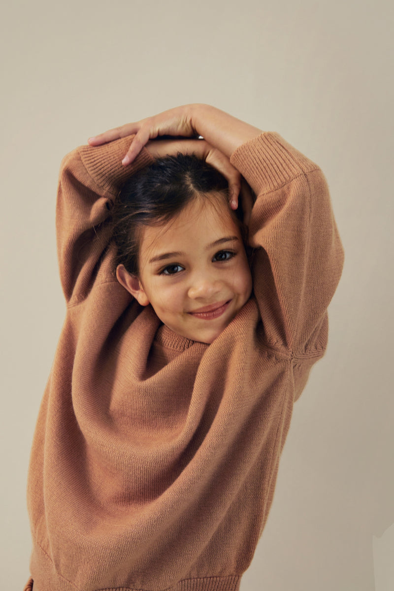 Knitted Jumper | Biscuit