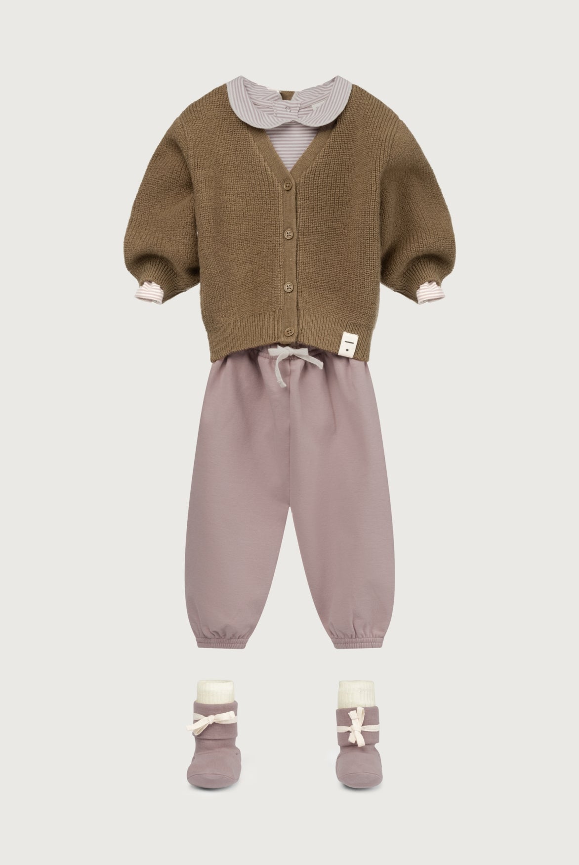 Baby Collar Onesie | Berry - Cream