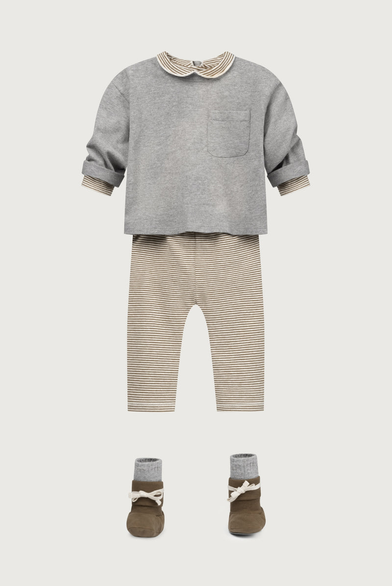 Baby Collar Onesie | Woody - Cream