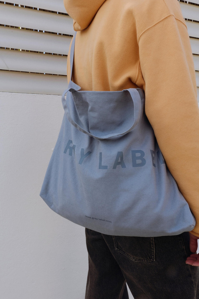 Canvas Shopper | Stone Gray