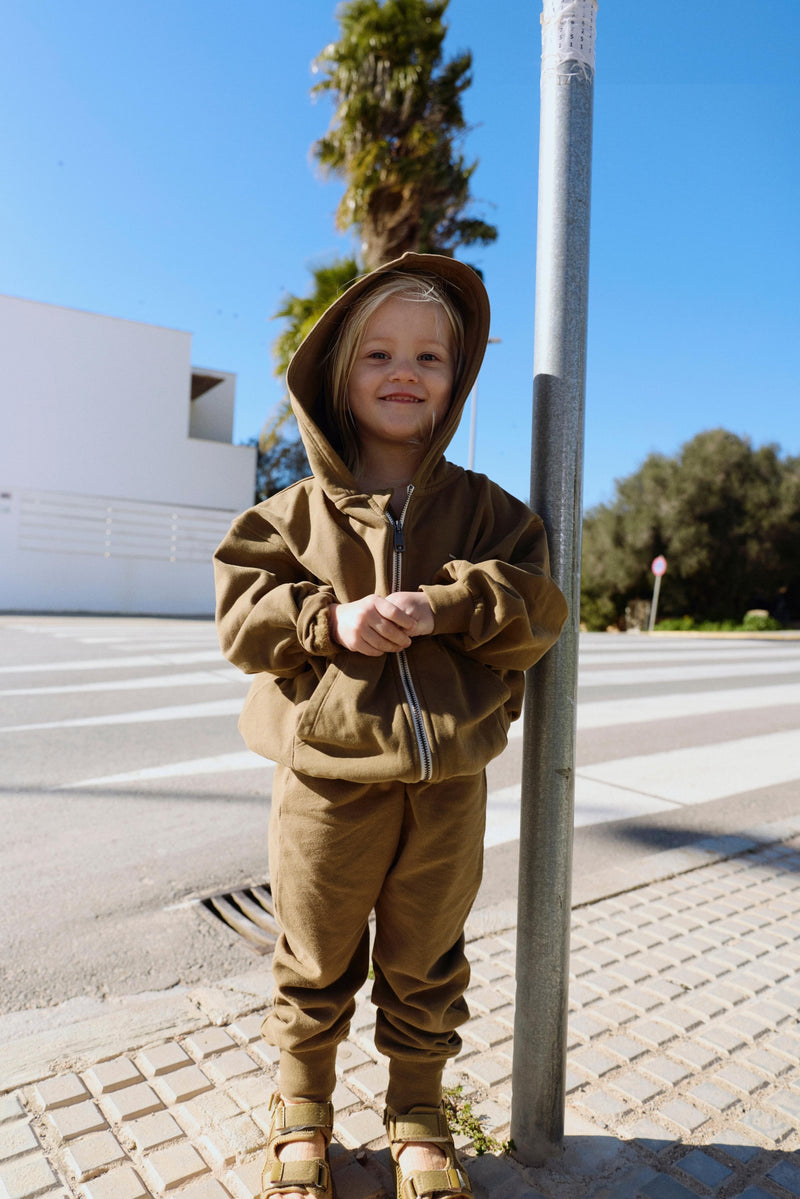 Hooded Cardigan with Zip | Woody