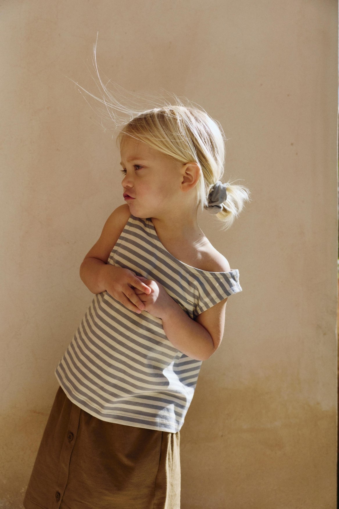 Boxy Tank Top | Stone Gray - Cream