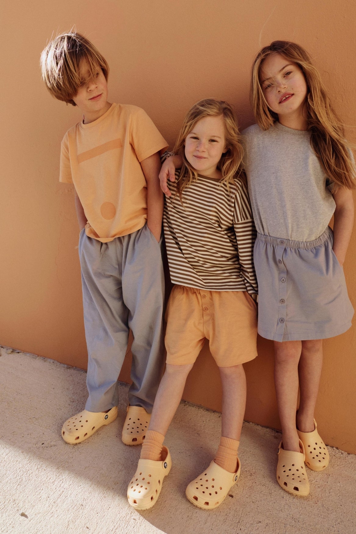 Pull Up Trousers | Stone Gray